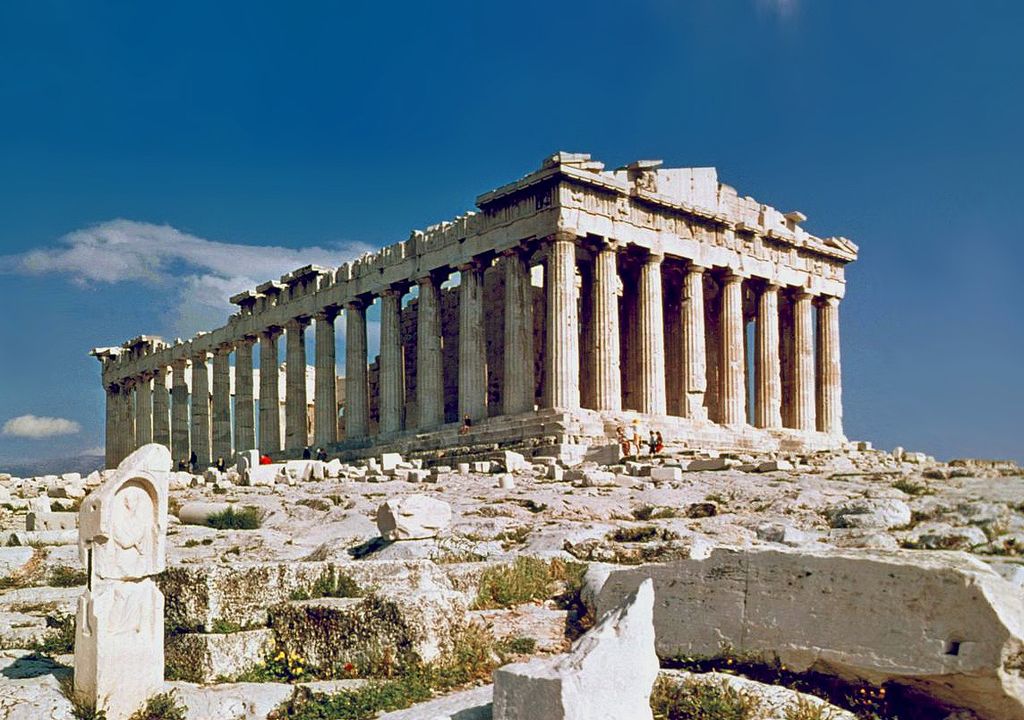 Parthenon as a New Model of the Meridian